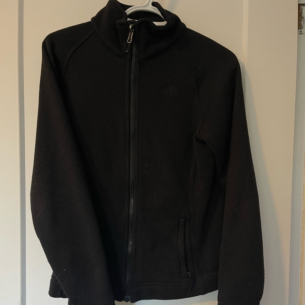 North face wool fleece layer